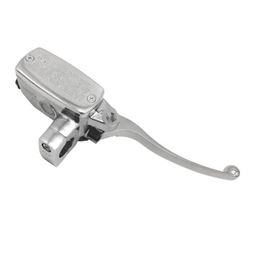Universal 1″ 25mm Motorcycle Brake Master Cylinder Lever – Chrome Handle Right