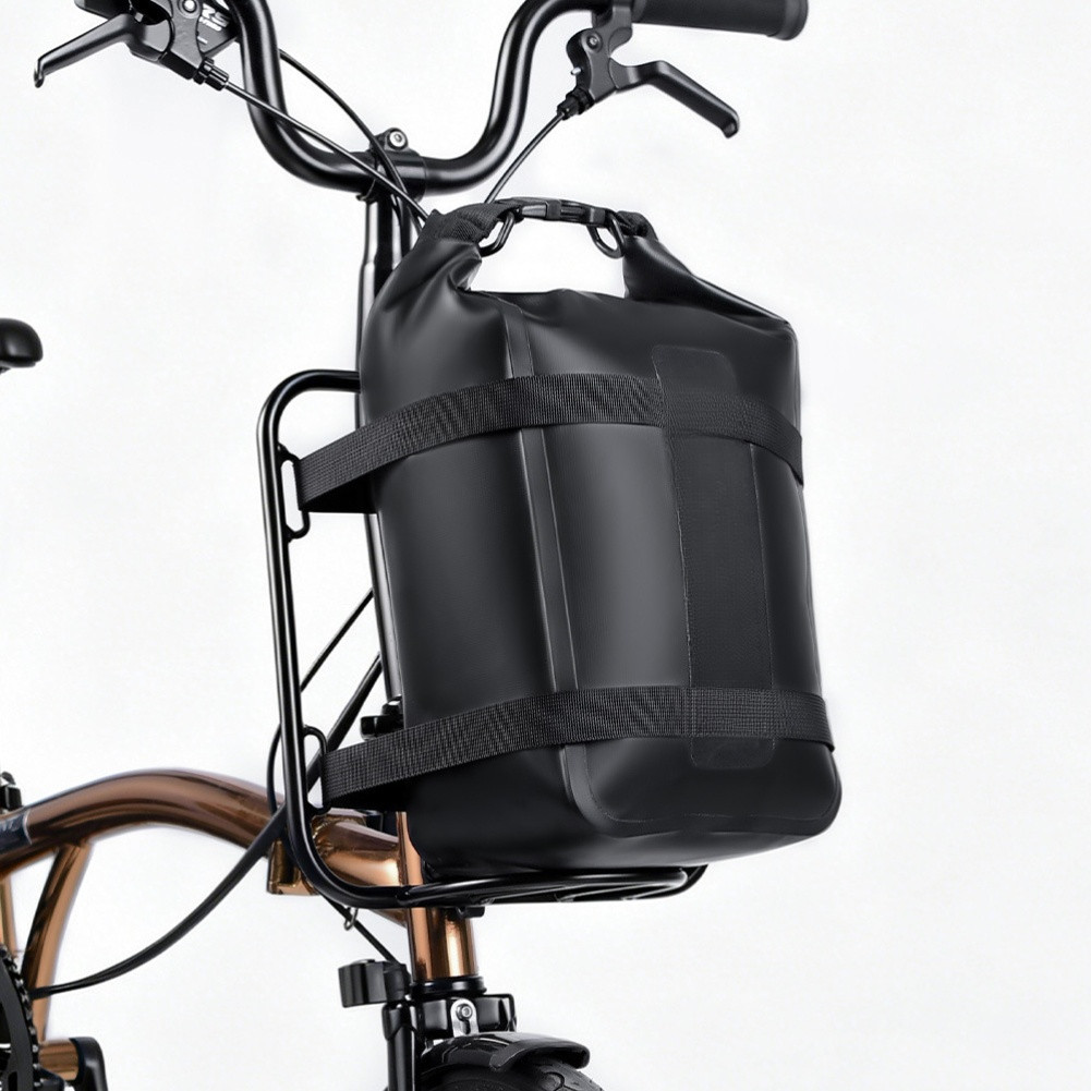 Front Mount Aluminum Rack for Folding Bikes Quick Release No Tools Needed