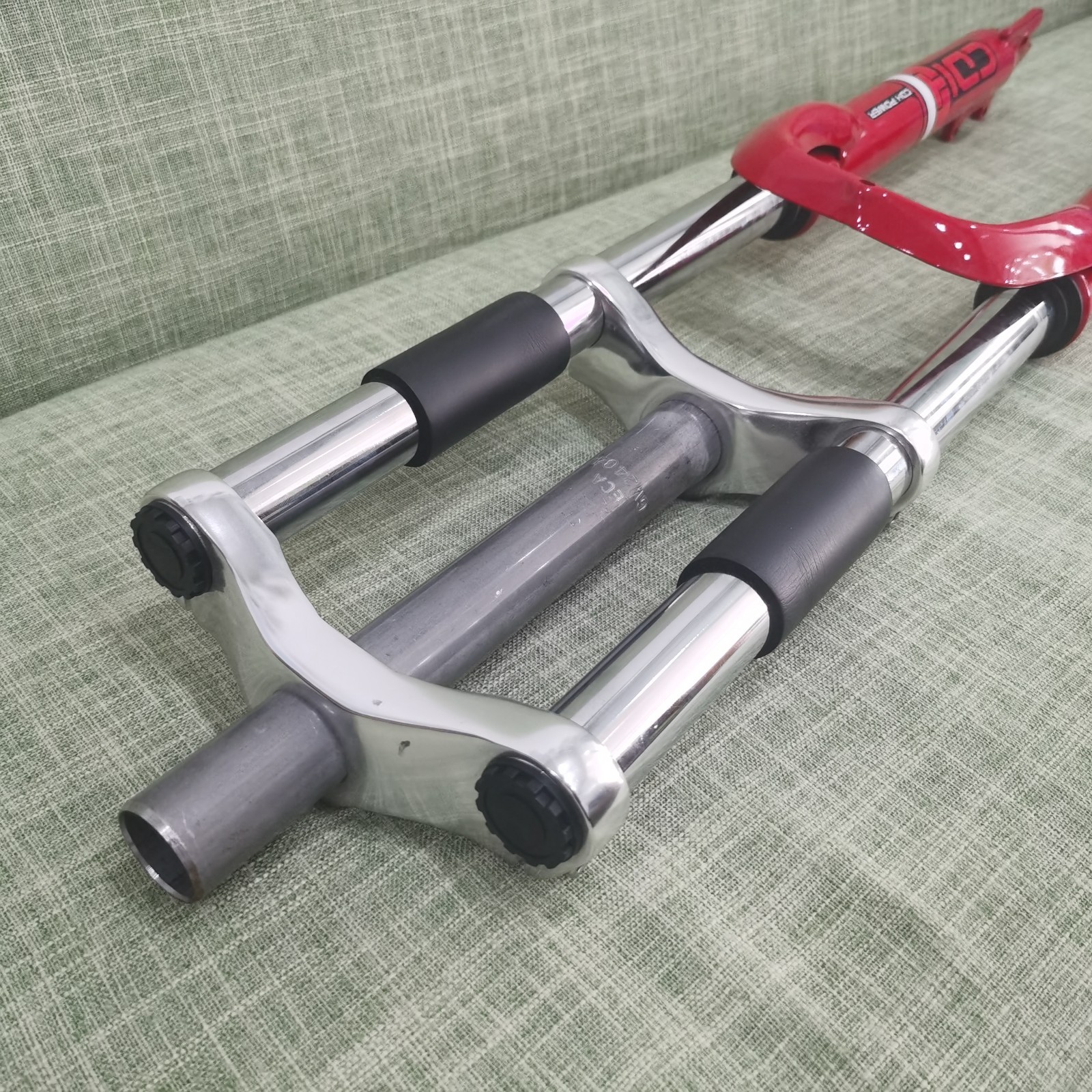 CDHPOWER 26″ Aluminum Mag Wheels Set & Red Bike Fork & Headset-Motorized Bicycle