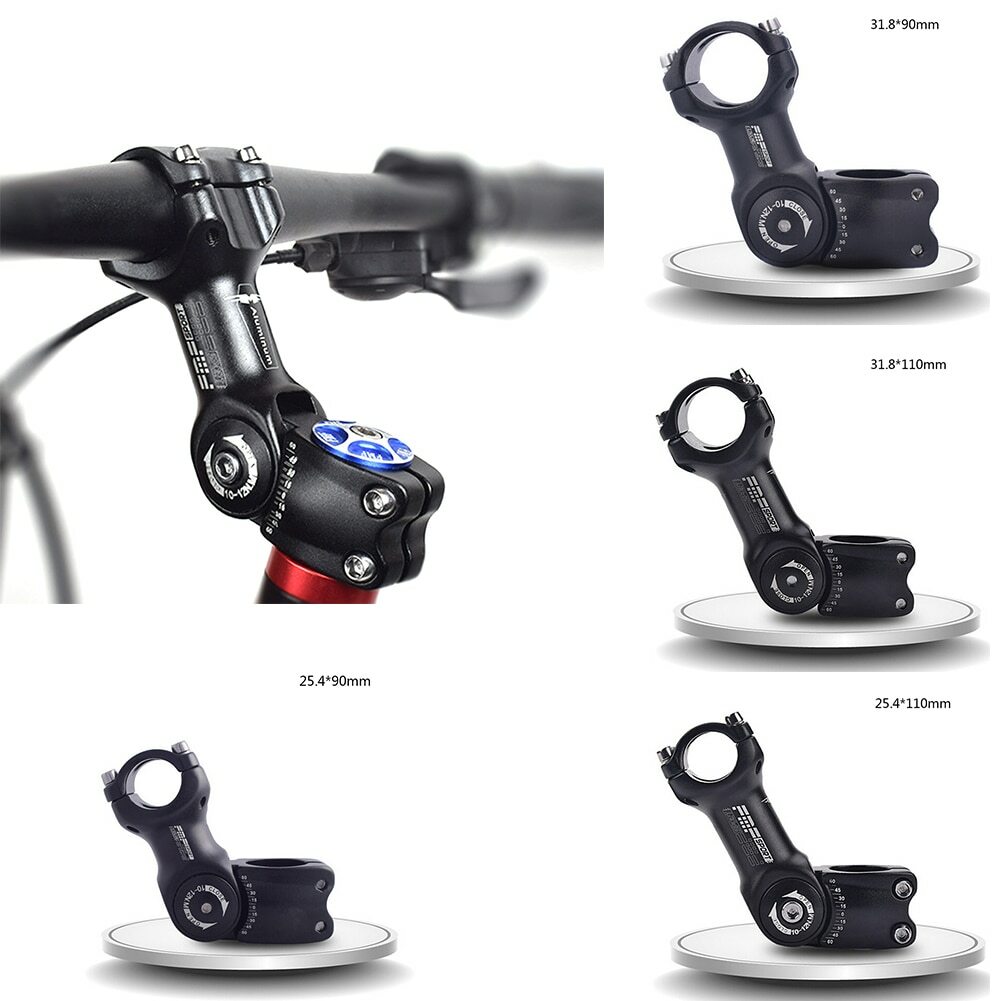 25.4/31.8mm Mountain Road Bike Stem Riser Adjustable MTB Bicycle Handlebar NEW