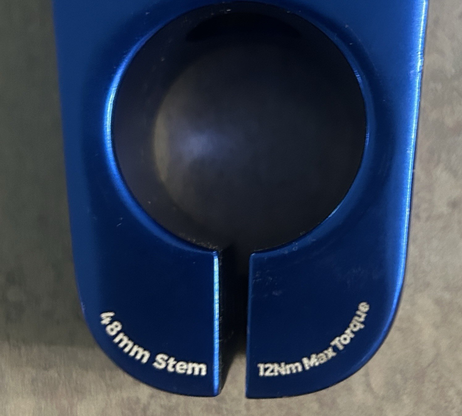 BOX One front Load BMX Stem 48mm length 31.8mm oversize Clamp 1 1/8in Blue