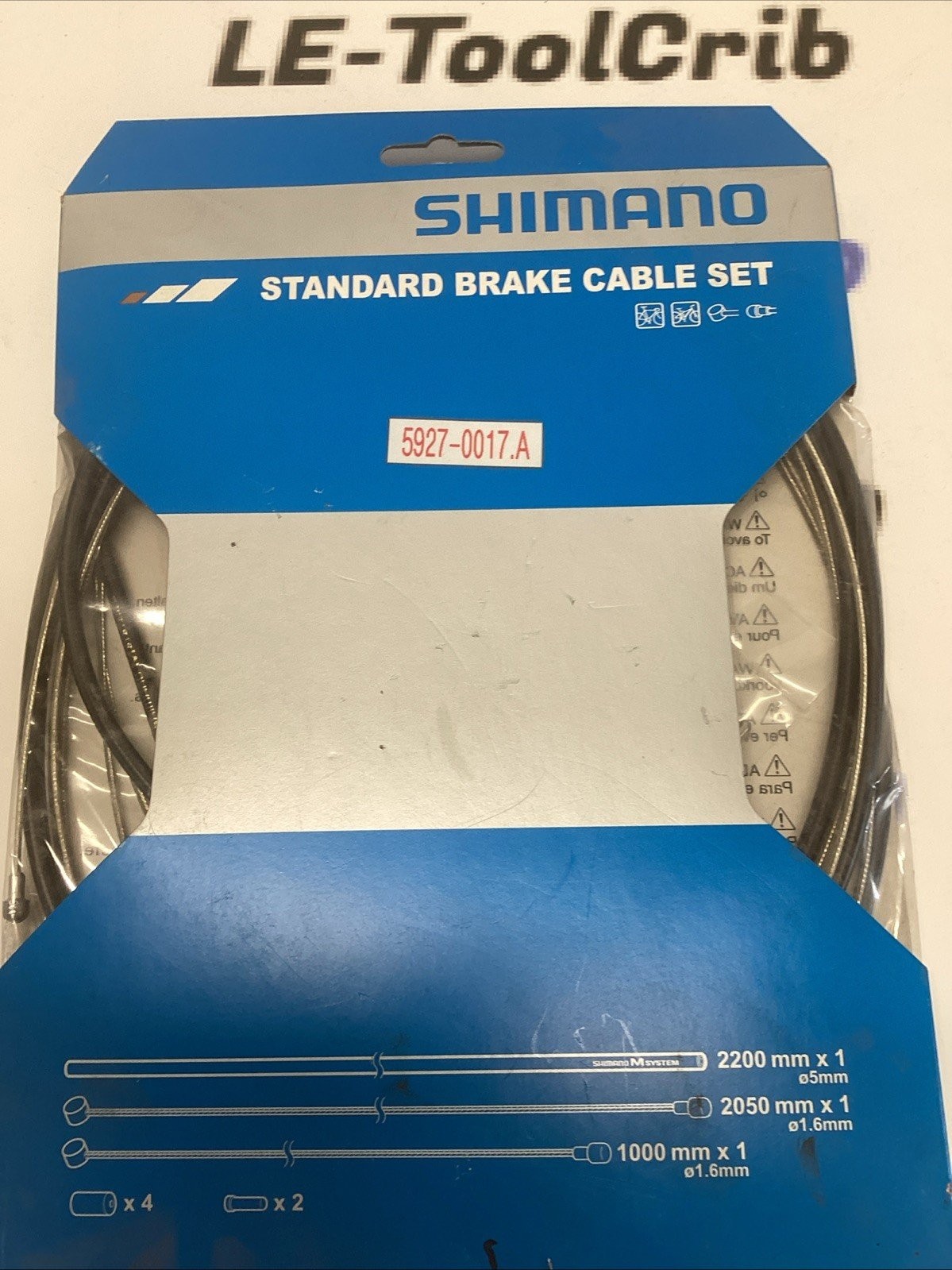 Shimano MTB/Road Universal Standard Brake Cable Set Black Y80098022 I638