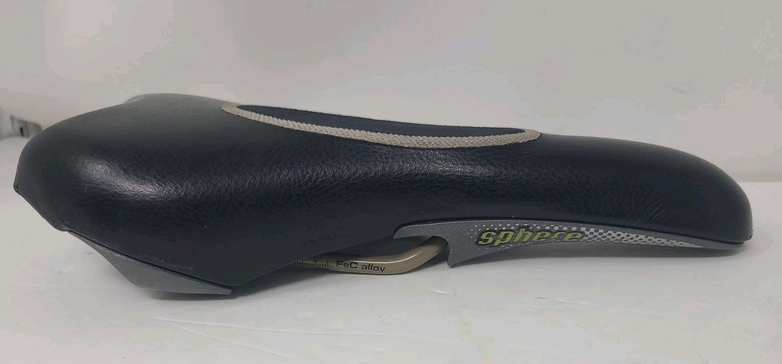 Vintage Selle Italia Sphere Road Saddle 90s Italy Bike Cycling Manganese Rails