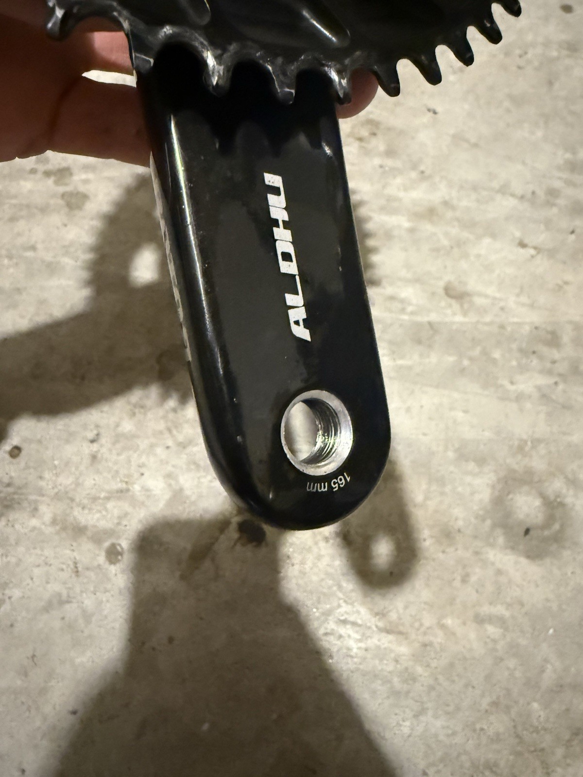 Rotor InSpider power meter Aldhu Carbon 165mm 30mm spindle 50 tooth