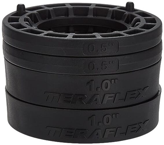 TeraFlex 1155300 JT: 1.5” Performance Spacer Leveling Kit – No Shock Absorbers