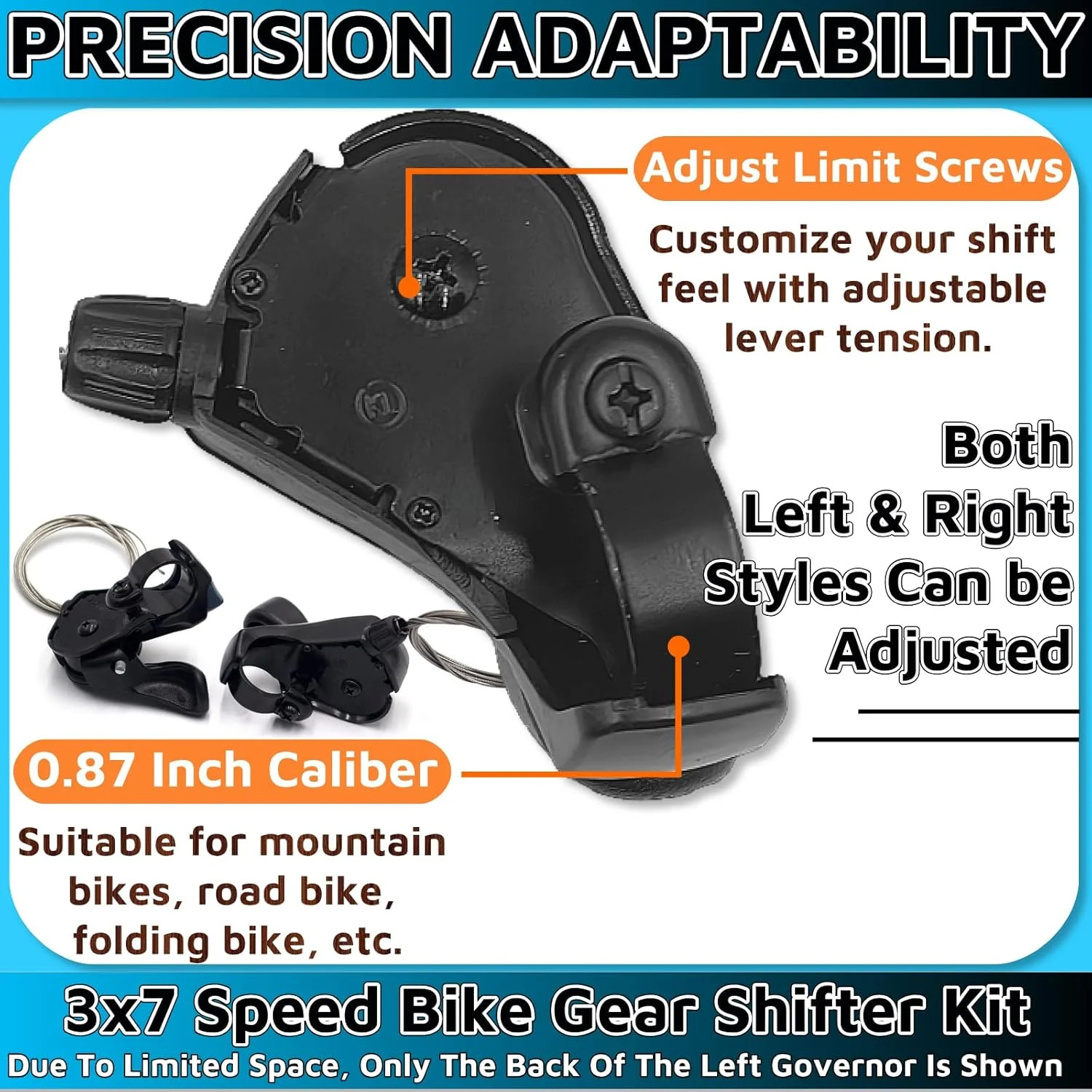 7 Speed Thumb Shifter Set Pair 3×7 RX21 TX-30 Lever Index Gear Shifter FAST SHIP