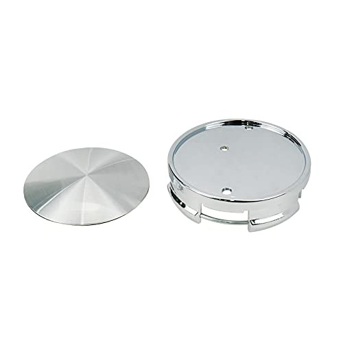Wheel Center Caps,62mm Rim Hub Center Covers Outer 62MM,Inner 63MM Silver