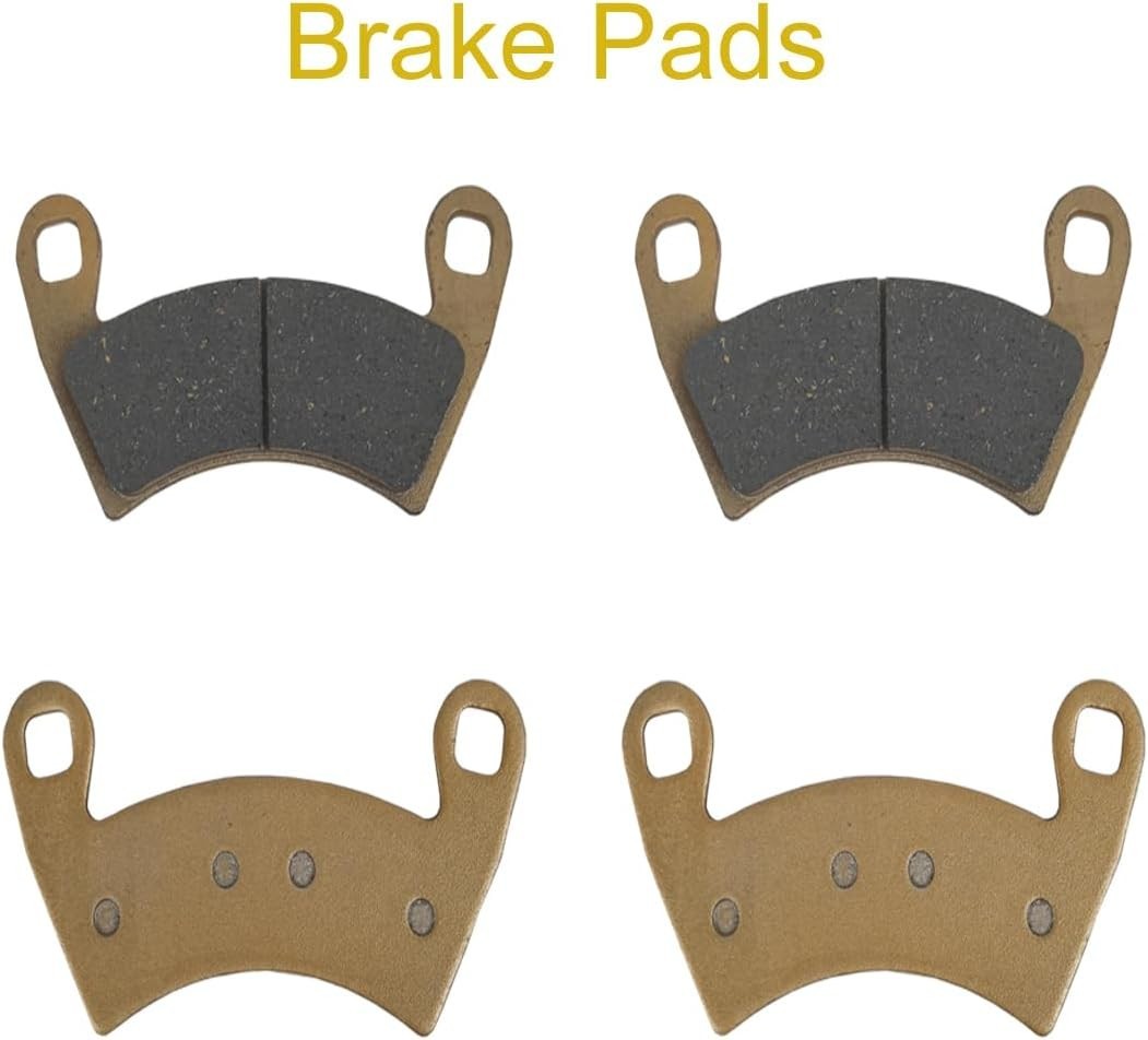 Front Left Right Brake Caliper Set with Pads Compatible with Polaris Ranger