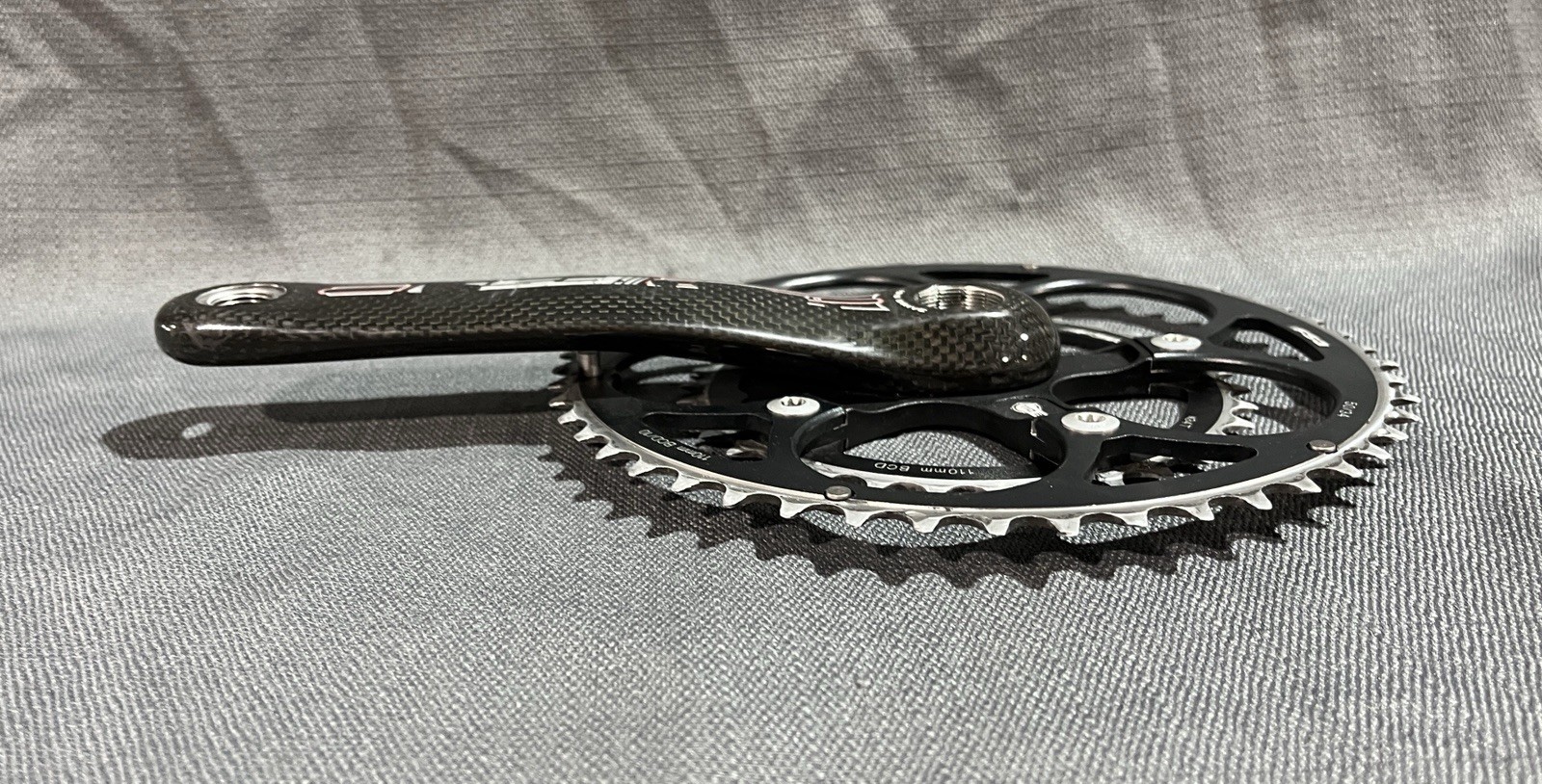 FSA Carbon Pro Compact Crankset 172.5mm 50/34T 5-Bolt 110BCD ISIS Road Bike