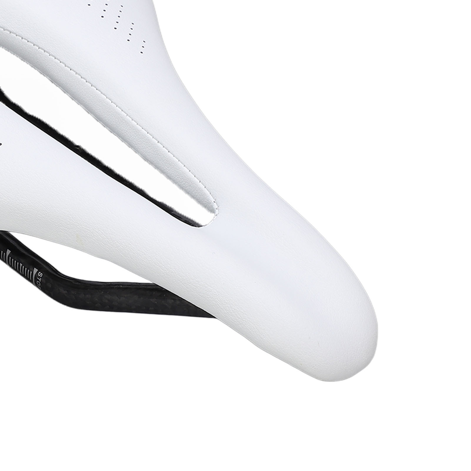 155mm Widen Carbon Fiber Leather Saddle Cushion Hollow Cycling Road NEW