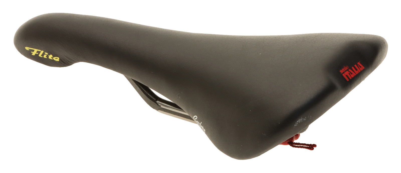 Selle Italia Flite Saddle Carbon Fiber Rails Black Leather 1995 NIB NOS NEW