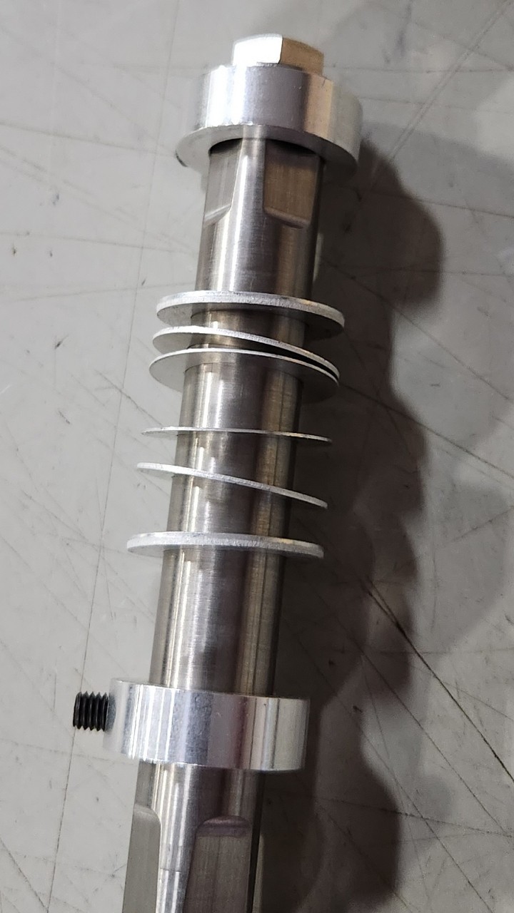 Titanium 6AL4V Bottom Bracket Spindle 58 Cook Bros Bullseye Fat Chance B G2U