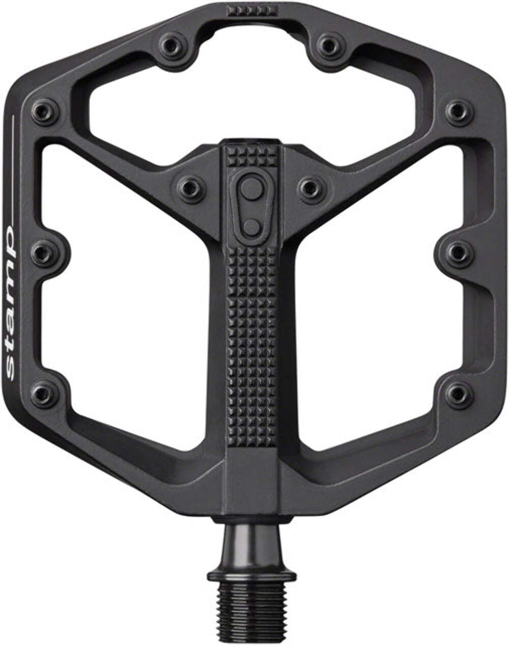 Crankbrothers Stamp 2 Pedals – Platform, Aluminum, 9/16″, Black, Small