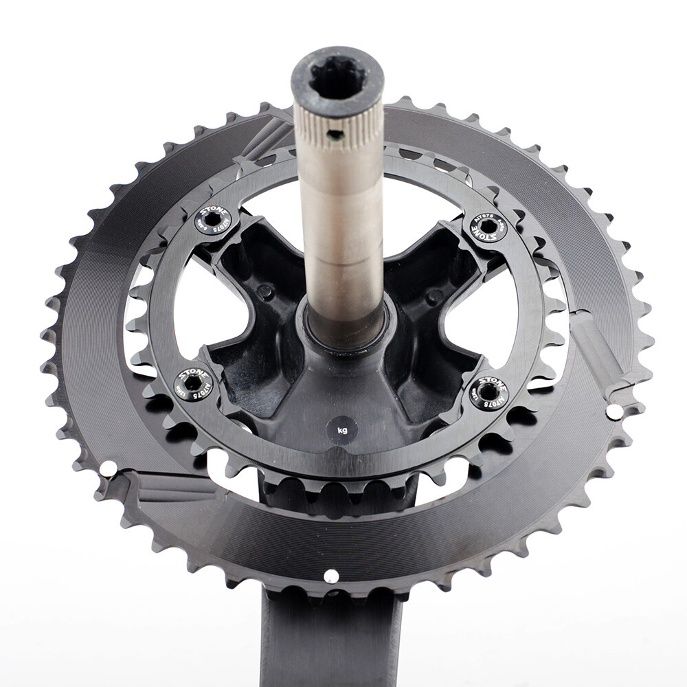 STONE Double Chainring BCD110 4 Arm for SHIMANO R7100 R8100 R9200 Road Bike Ring