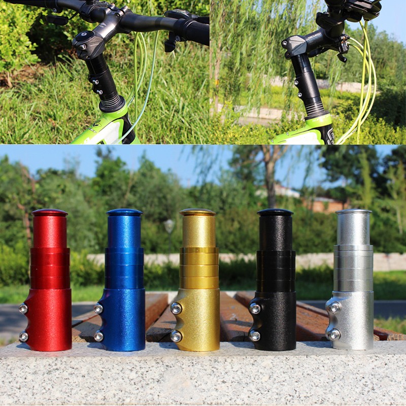 MTB Fork Stem Extender Aluminum Handlebar Riser HeadUp Adapter for Mountain Bike