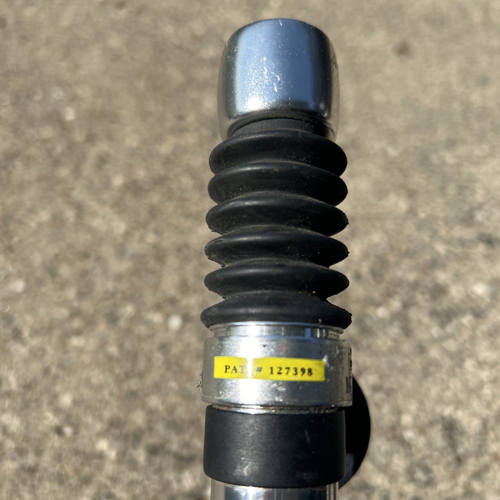 Post Modern Bike Seat Post w/ Reflector 27.2 mm x 350 mm Setback Metal