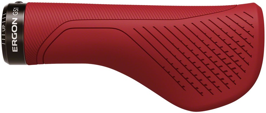 Ergon GS1 Evo Grips – Small, Red Dual Touch Surface For Soft Grip