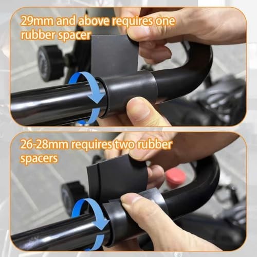 U-Handlebar Extender for Indoor Spin Bikes – Comfortable Upright Ride & Grip Opt