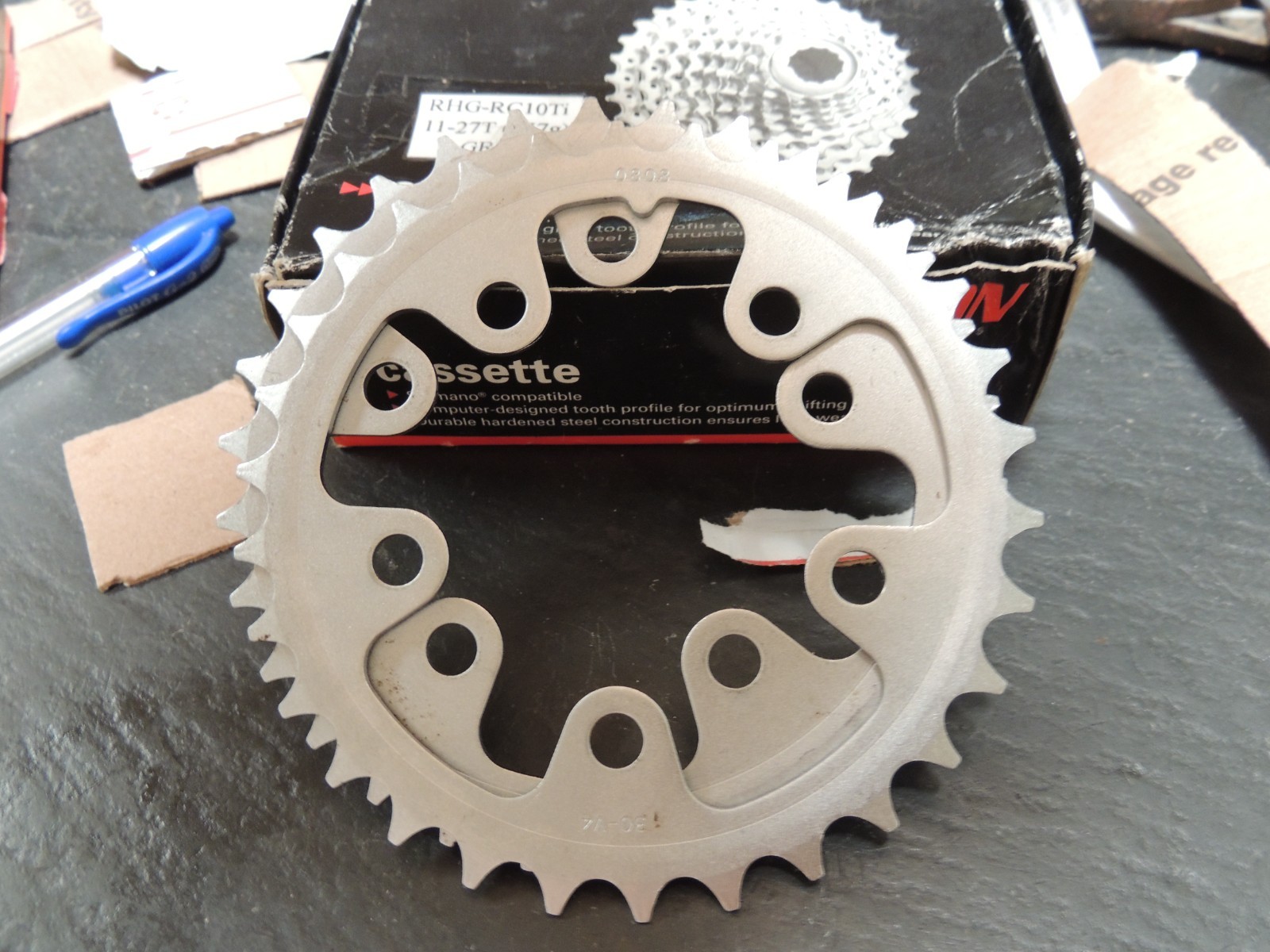 TWO Vintage Chainrings 74mm bcd 30t Stainless Steel Sram Shimano MTB ROAD