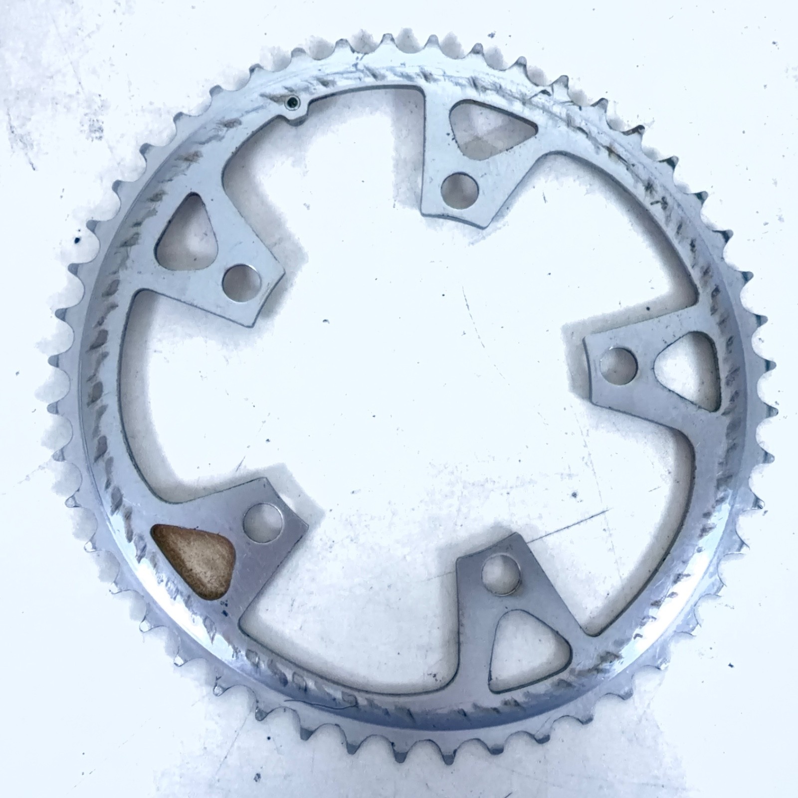 Shimano Biopace Steel Triple Chainring Set 48/38/28 Suberglide-B 110/74 BCD