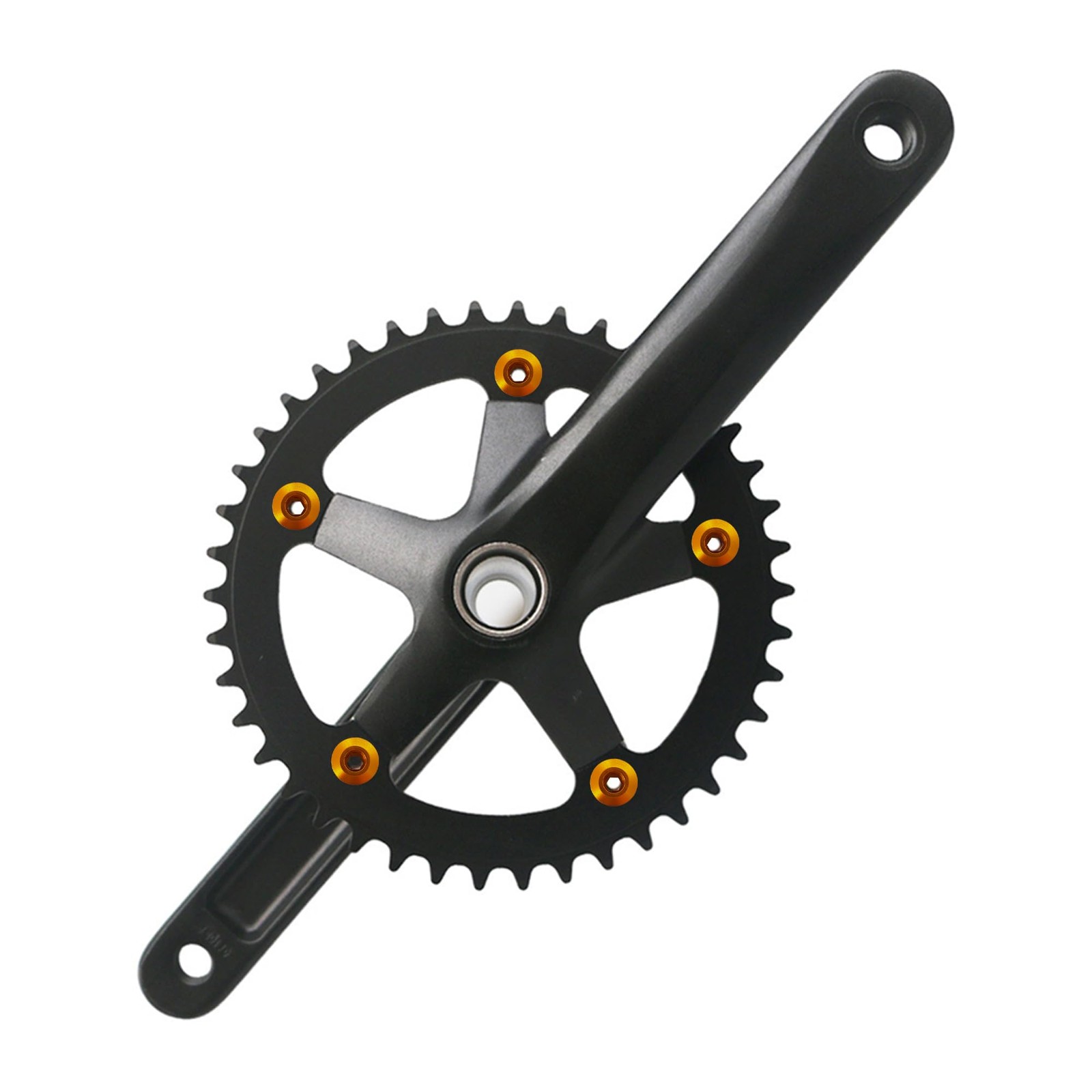 5PCS M8 Chainring Bolts, 7075 Aluminum Alloy Bike Crankset Screws, Single Cha…