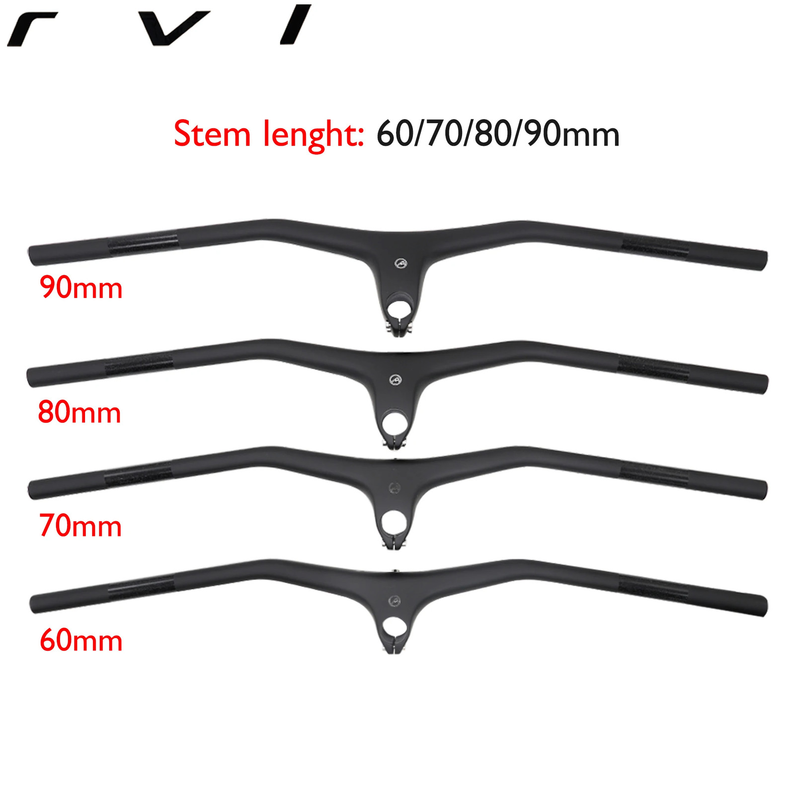 Light Weight Carbon Fiber Integrated MTB Bicycle Handlebar 28.6mm 740mm