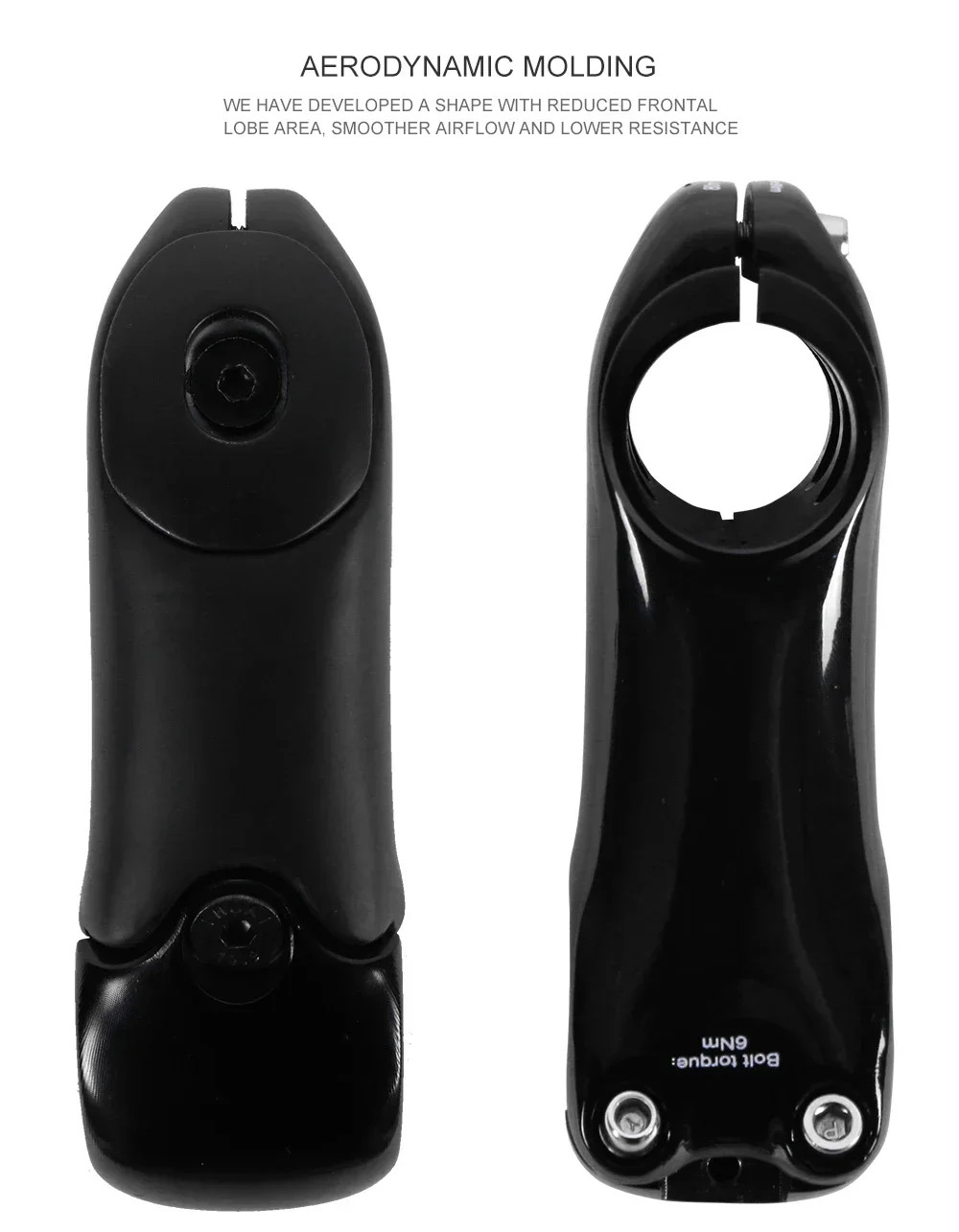 Mountain/Road Bicycle Carbon Stem 3 Degrees Adjust with Computer Mounts