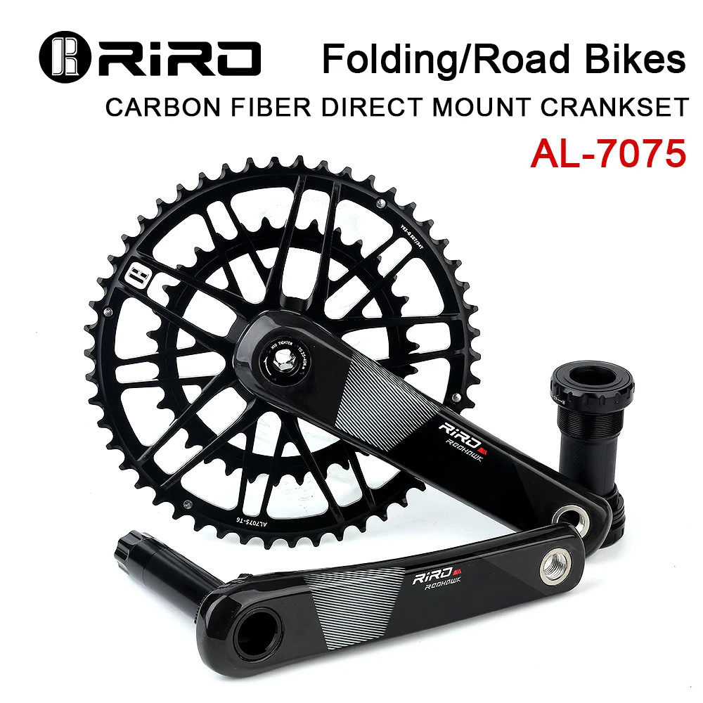 XX11 RD Carbon Fiber Road Bike Crankset 11/12 Speed Direct Mount 50-34/53-39T Ch