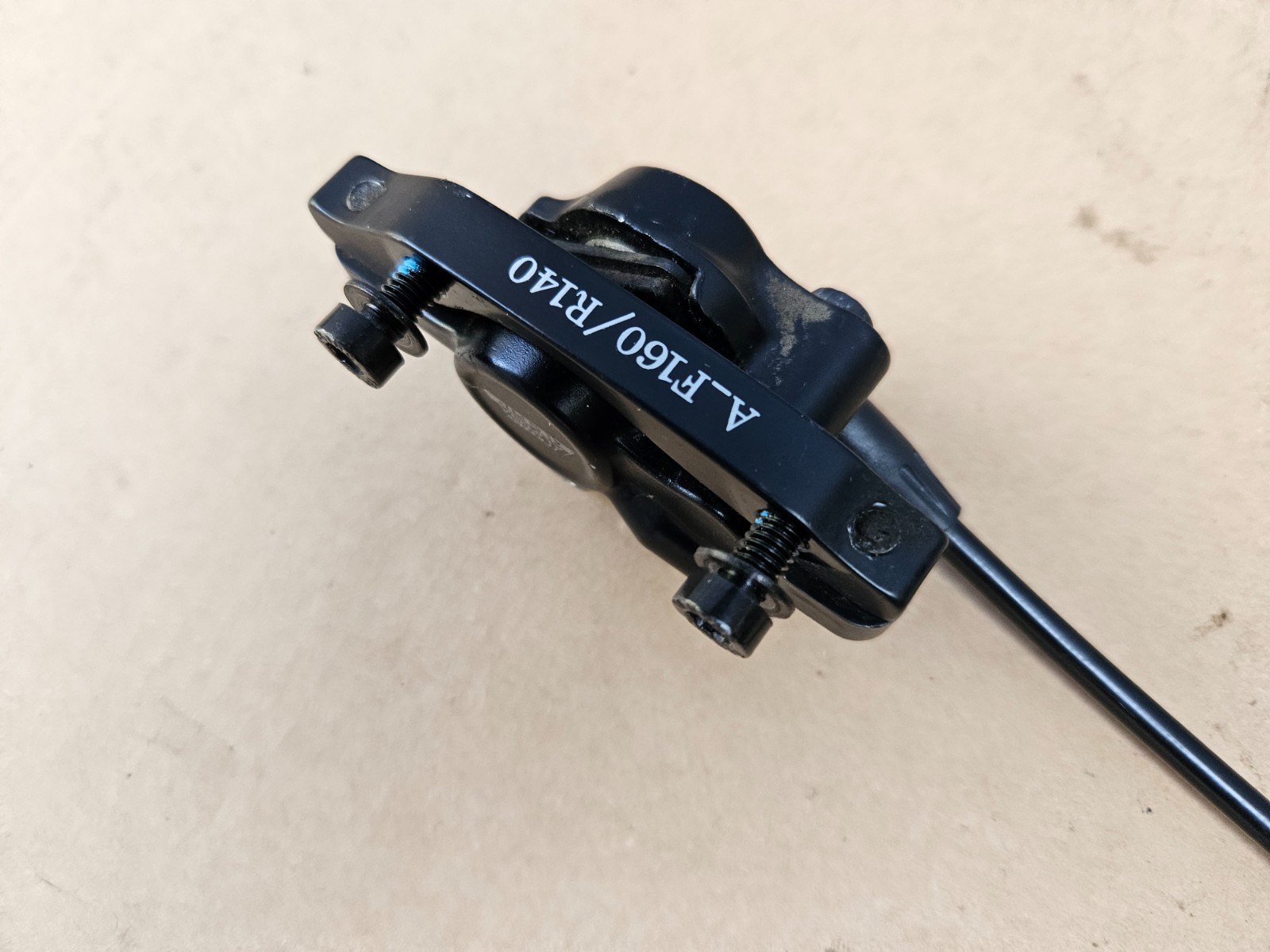 Tektro Auriga Comp Front Hydraulic Disc Brake Lever + Caliper working system