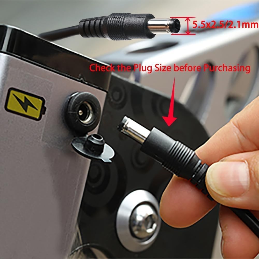 Reliable 42V 2A Power Adapter for 36V Electric Bike Charging – Indicator Light