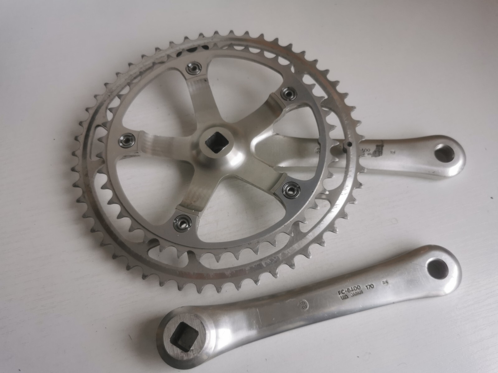 VINTAGE Shimano 600 Ultegra Biopace FC-6400 Double 52/42 170mm Crankset Chainset