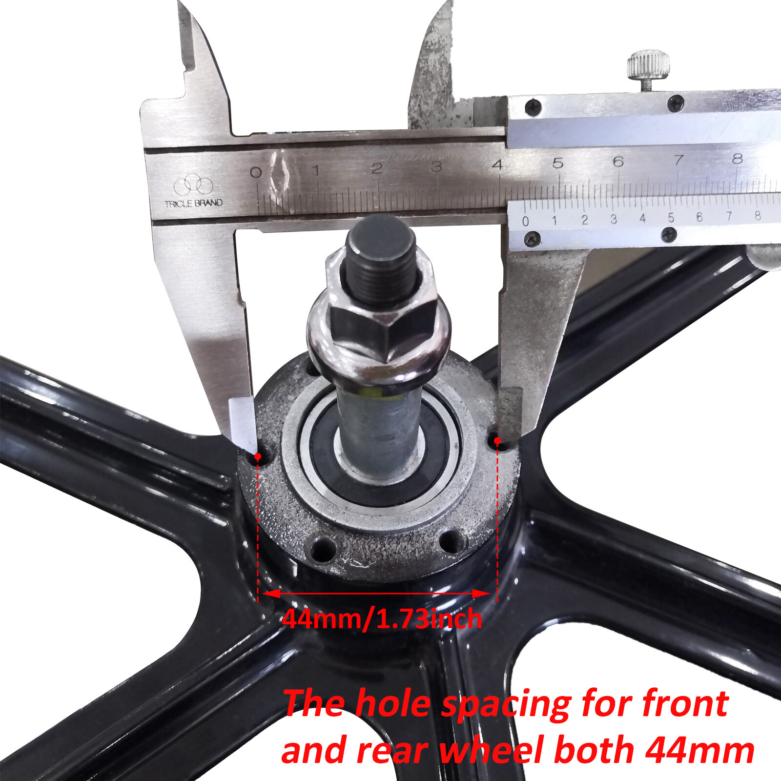 CDHPOWER 26″ Aluminum Mag Wheels Set & Red Bike Fork & Headset-Motorized Bicycle