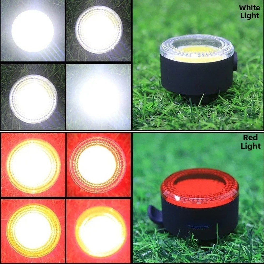 COB Bicycle Light Set 500 Lumens 4 Modes USB Rechargeable Lightweight 26g