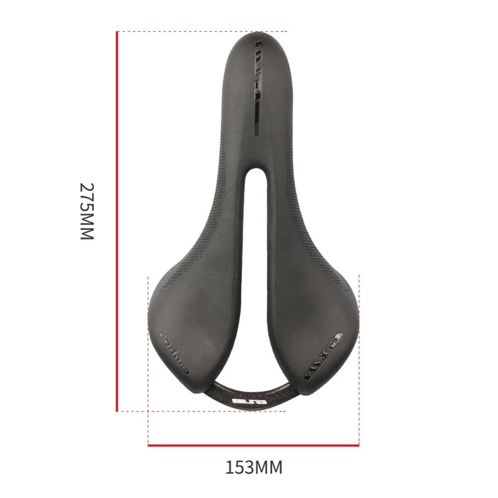 Ultra-Light Hollow Bike Saddle Carbon Fiber Leather Mountain/Road Bikes Seats