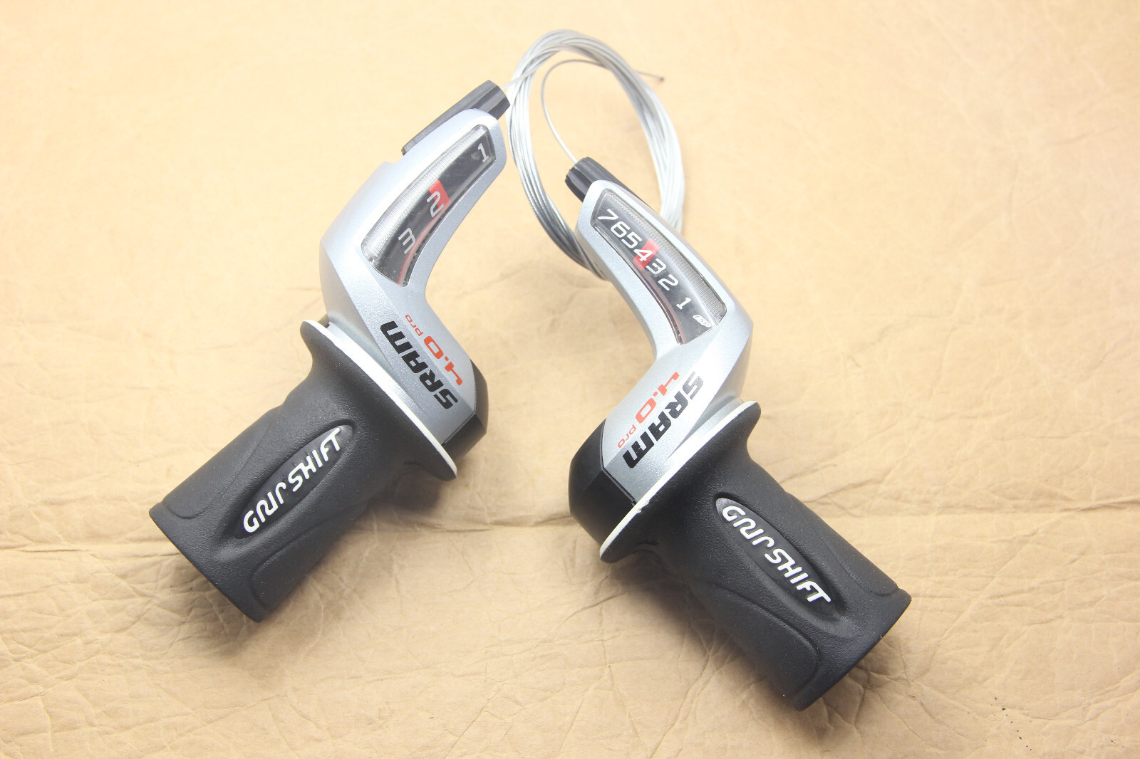Sram 4.0 3 X 7 Speed Shifter Twist Grip Gear Shifter Set