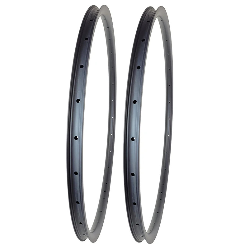 29er Carbon Rim 35mm Wide 20mm Deep 24H 28H 32H Tubeless UD 3K 12K Matte Glossy