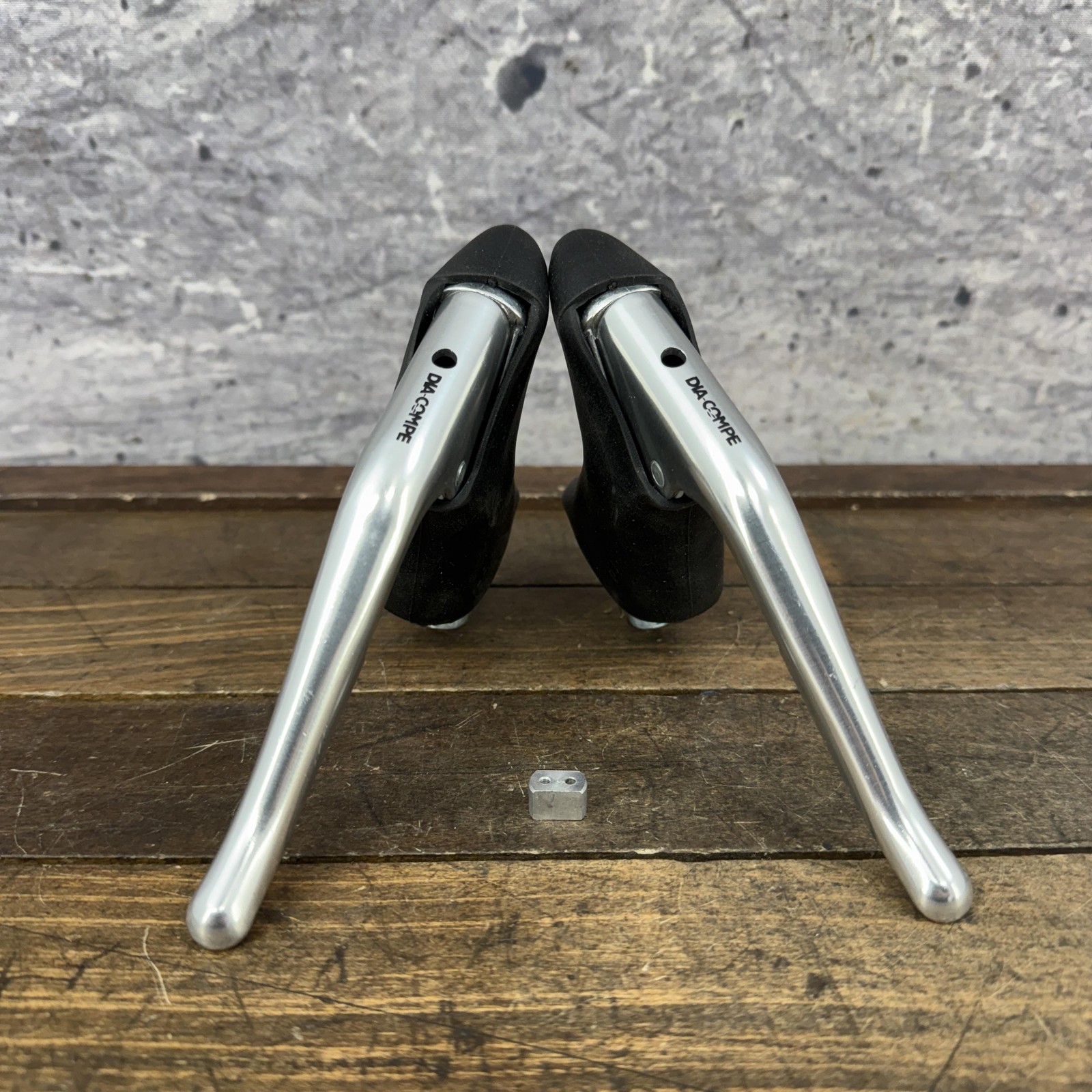 Vintage Dia-Compe Tandem Brake Levers Pair NOS 4-Finger Drop Bar Road Bike