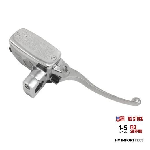 Universal 1″ 25mm Motorcycle Brake Master Cylinder Lever – Chrome Handle Right