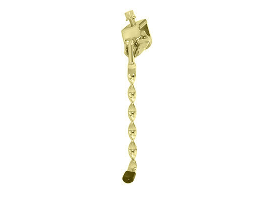 Bike Flat Twisted Kickstand Center 8 Gold.