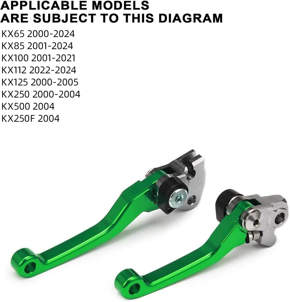 JFG RACING Dirt Bike Foldable Clutch Brake Levers,Clutch Lever Breakaway Levers