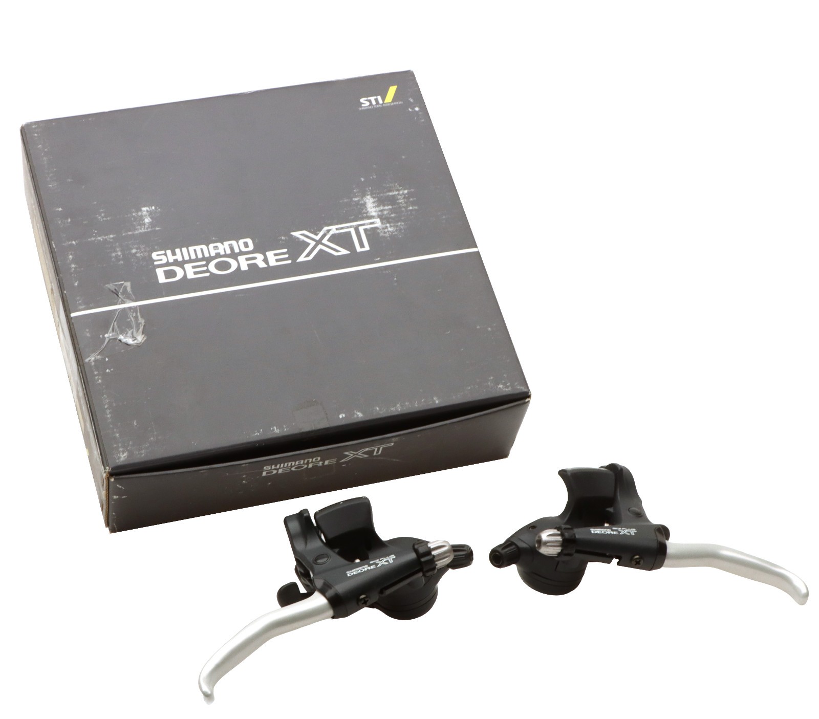 Shimano Deore XT STI-M738 Dual Control Levers 3x8s Black NOS