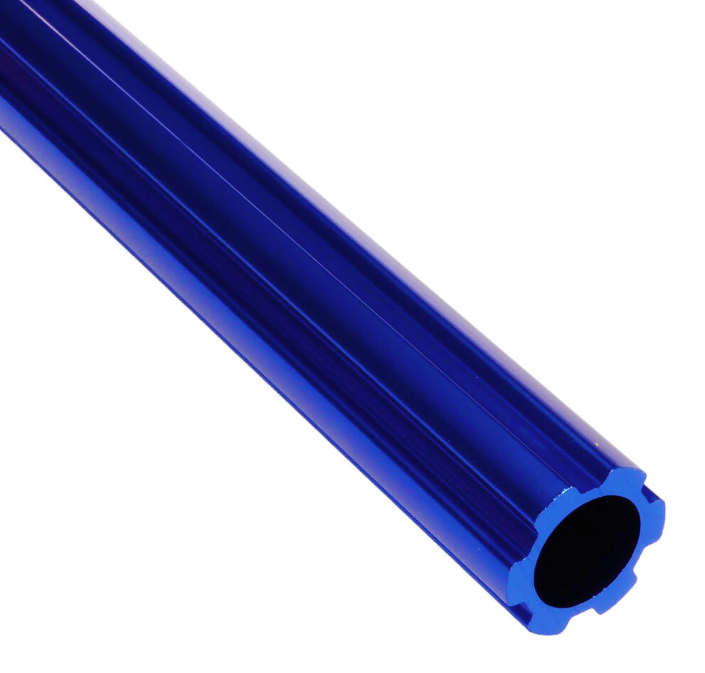 Fluted aluminum alloy old school BMX bicycle seat post 22.2mm (7/8″) – 450mm –