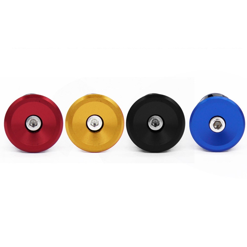 Aluminum Alloy Screw End Cap for Road and MTB Black Finish for Durability