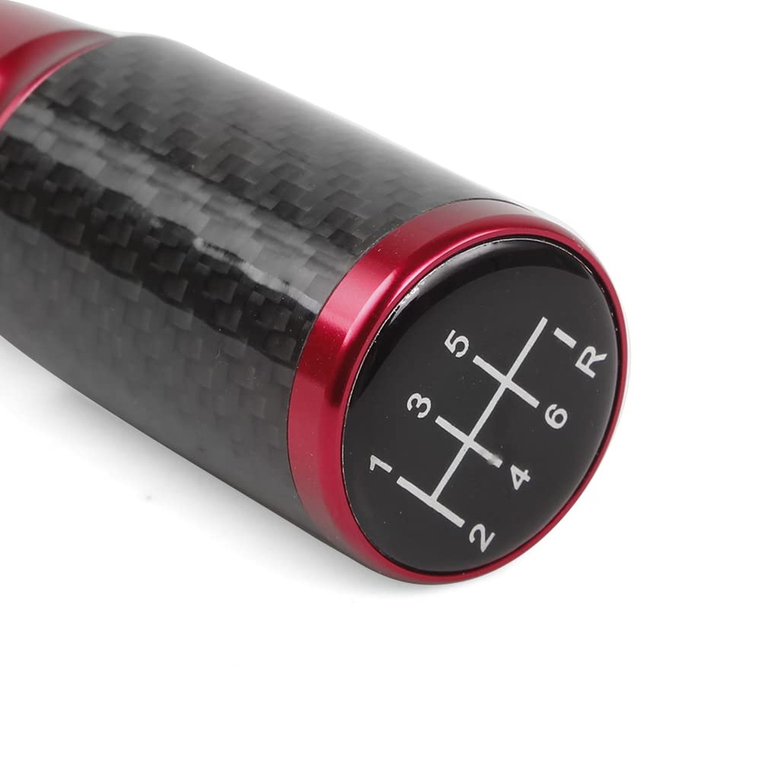 Carbon Fiber Shift Knob 6 Speeds Pattern Modified Carbon Fiber Aluminum Manua…