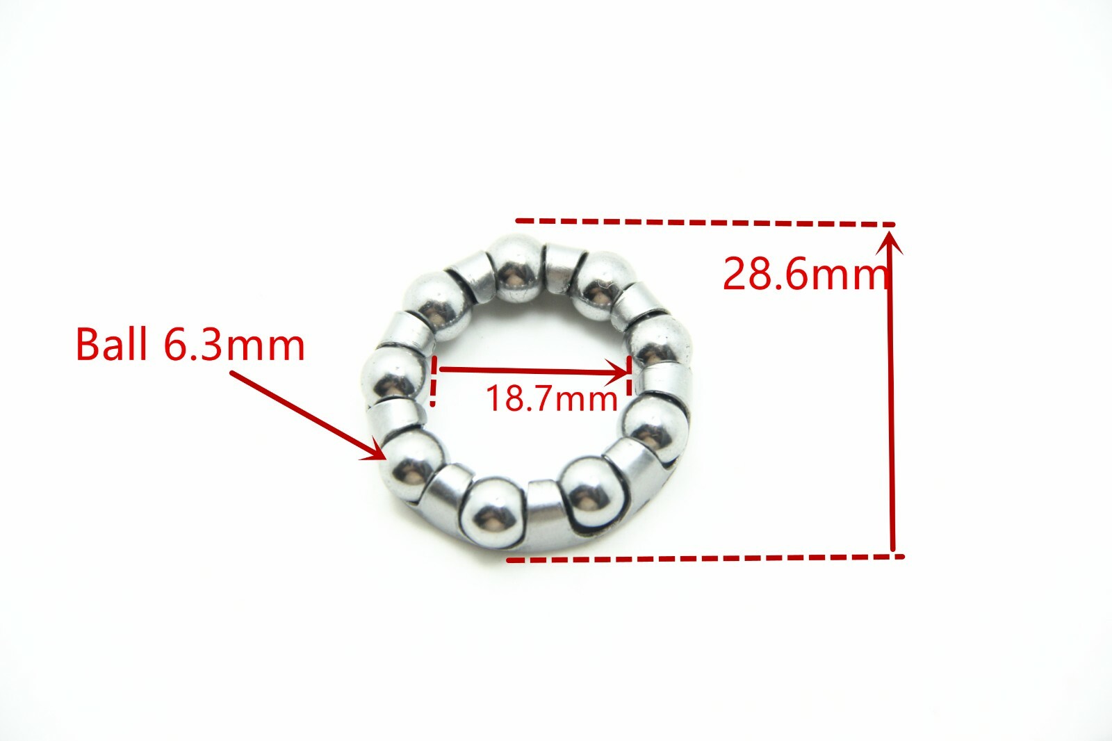Bike Bicycle Ball Bearing 9 Balls Caged Bottom Bracket Retainer Bearing 10pc