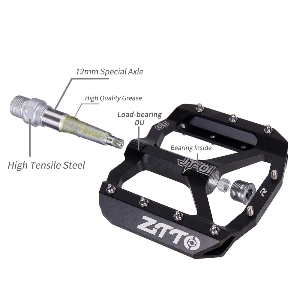 Cycling Pedals DU Sealed Bearing Ultralight Aluminum Alloy Footboard Anti-Slip