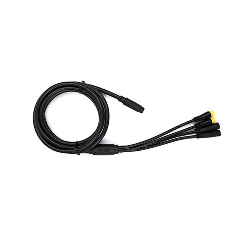 Electric Bike 1 to 4 Harness Conversion Cable 1T4 Waterproof Cable Controller