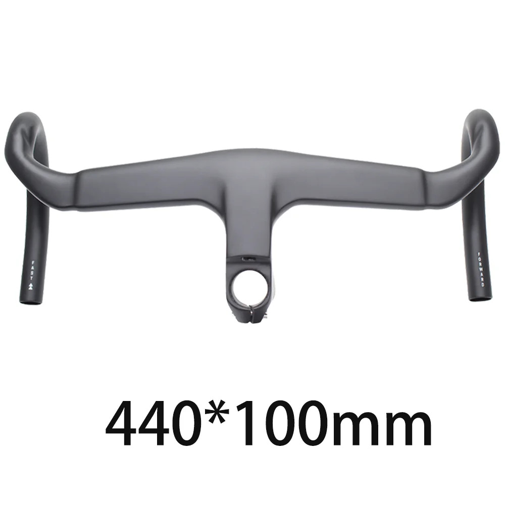 Road Bike Full Carbon Handlebar Internal Cable Routing with Spacers Bent Bar