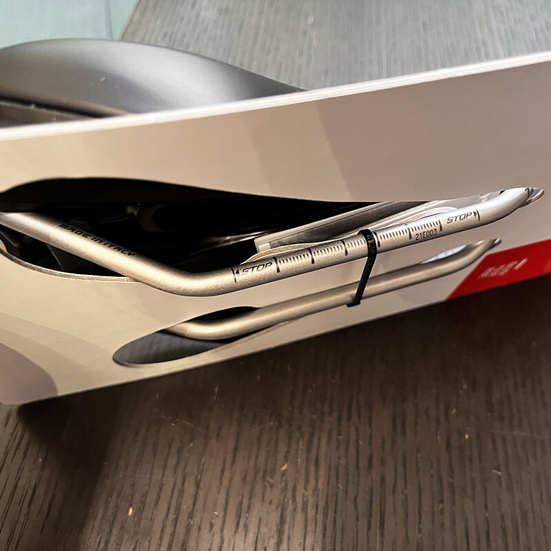 Selle Italia X-Bow L1 155x255mm TI316 Tube Rail Road Saddle (Black)