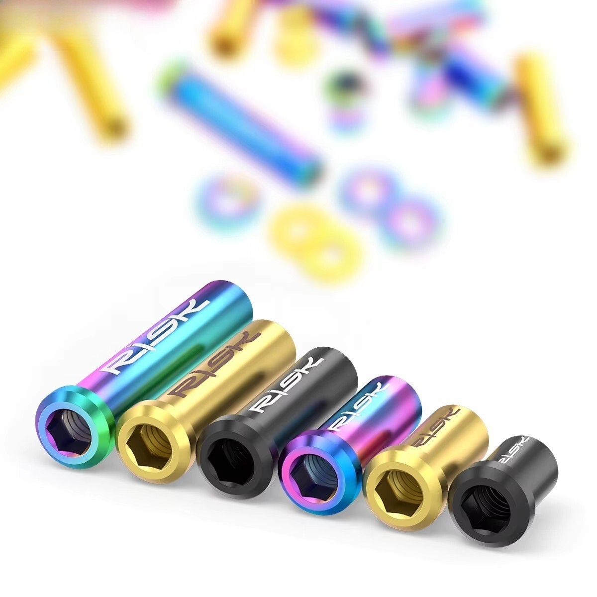 Titanium Road Bike C Brake Pivot Bolt with Washer M6x10/15/20/25/30/40mm